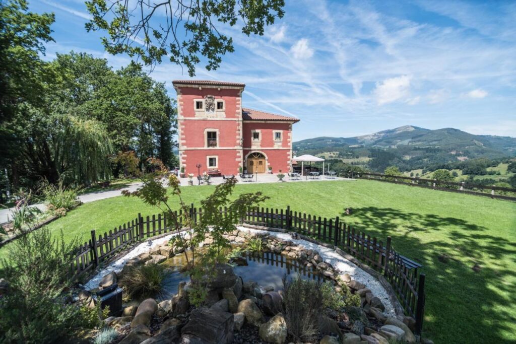 Boda en jardines del Palacio Horkasitas, bodas en Bilbao