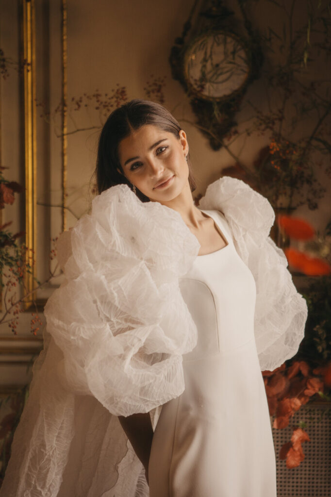 Vestido de novia convertible de Maria Baraza