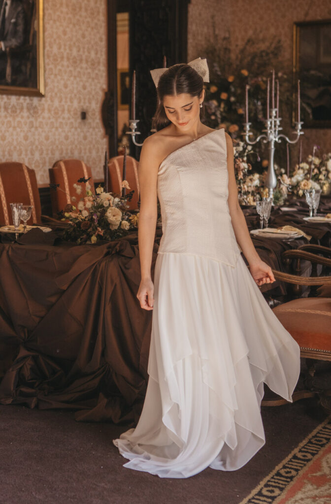 Vestido de novia convertible 