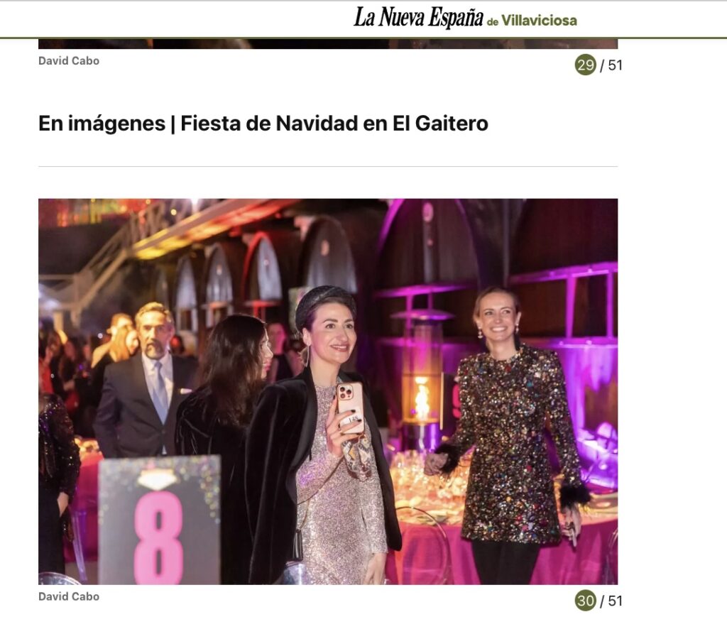 Gisela Príncipe en La Nueva España durante evento social