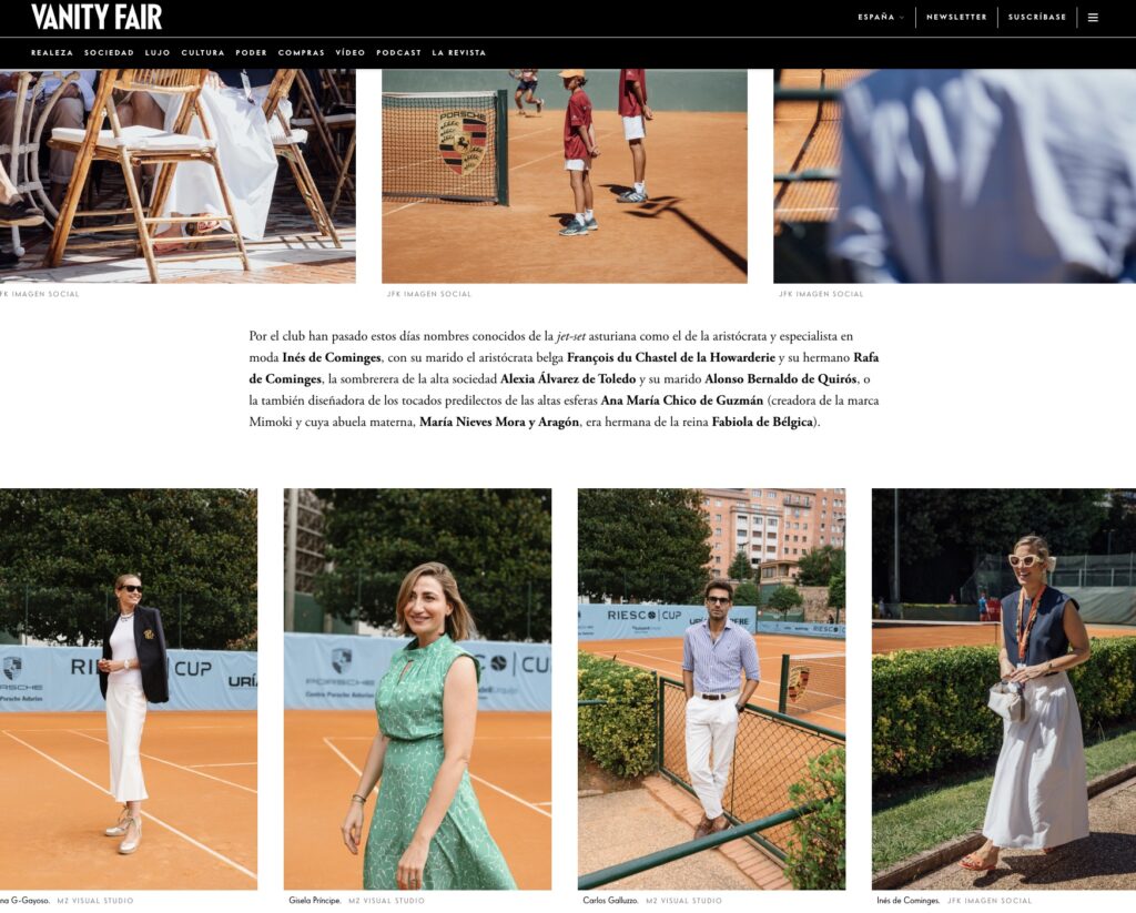 Gisela Príncipe en evento citado por Vanity Fair España